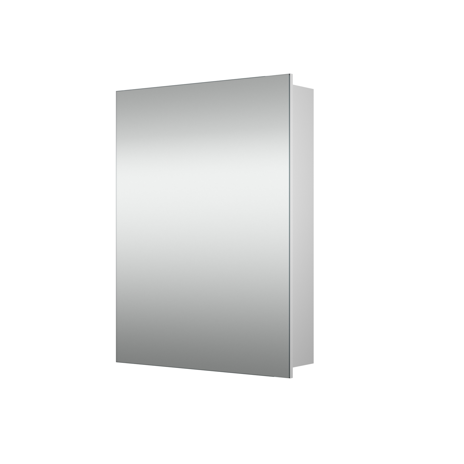 Vonios spintelė RB BATHROOM KAVO, su veidrodžiu, baltos sp., 55 x 73 x 14,5 cm-0