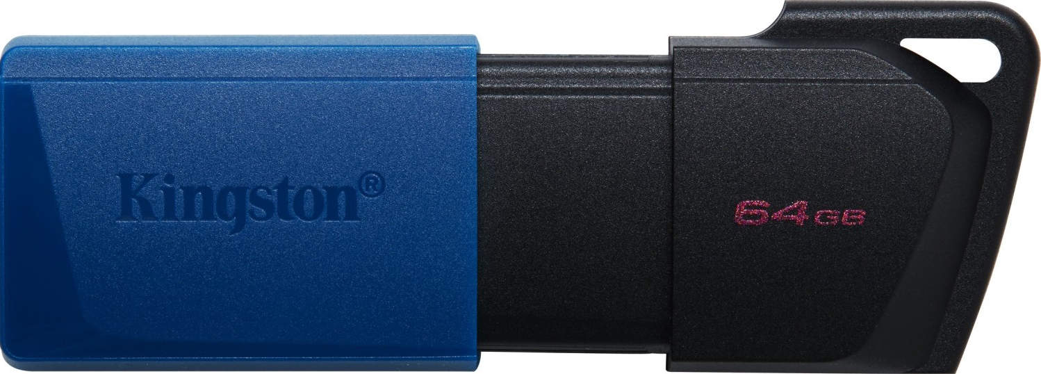 USB atmintinė Kingston DataTraveler Exodia M, mėlyna/juoda, 64 GB