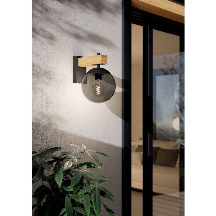 Sieninis lauko šviestuvas EGLO Bufalat , IP44, 1 x E27, max 40 W, ⌀20 x h29 cm-1