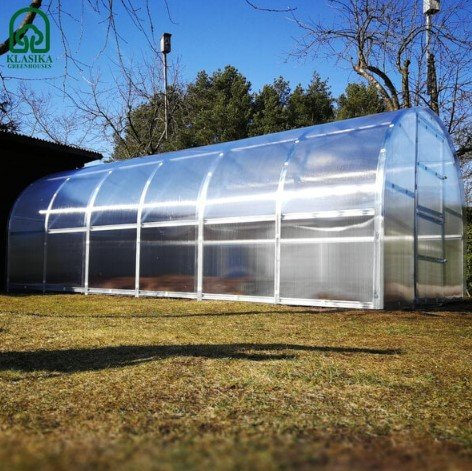 Šiltnamis Klasika Arkinis, 4mm polikarbonato danga, 3 x 6 m, 18 kv.m - 8