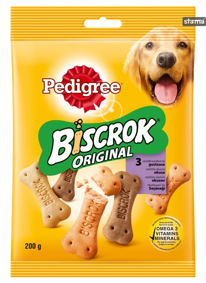 Skanėstas šunims PEDIGREE Multi Biscrok, 200 g