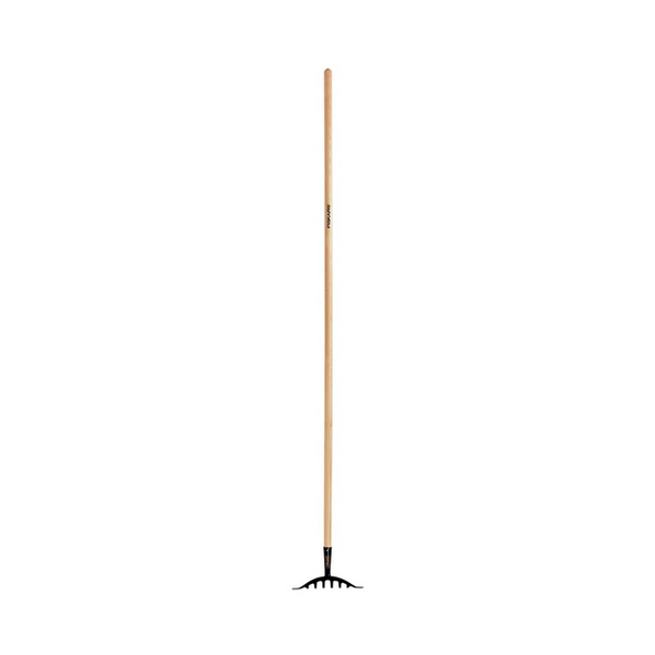 Grėblys FISKARS SOLID WOOD, 10 dantų, 25 cm, rožių-0