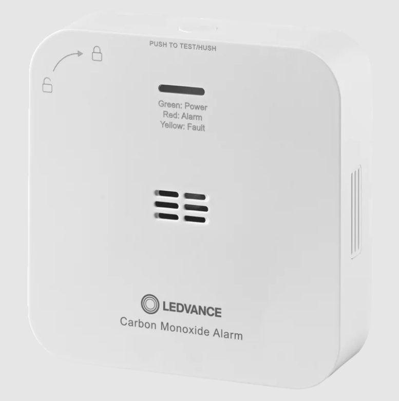 Išmanusis anglies dioksido detektorius 85dB, IP20, baltos sp.-1