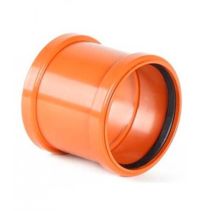 PVC lauko kanalizacijos dviguba mova PIPELIFE, DN110-0