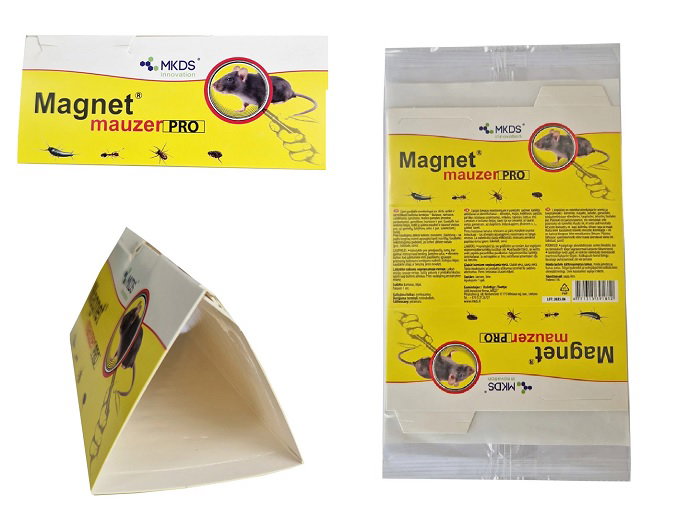 Lipni buitinių kenkėjų gaudyklė monitoringui MAGNET MAUZER PRO-0