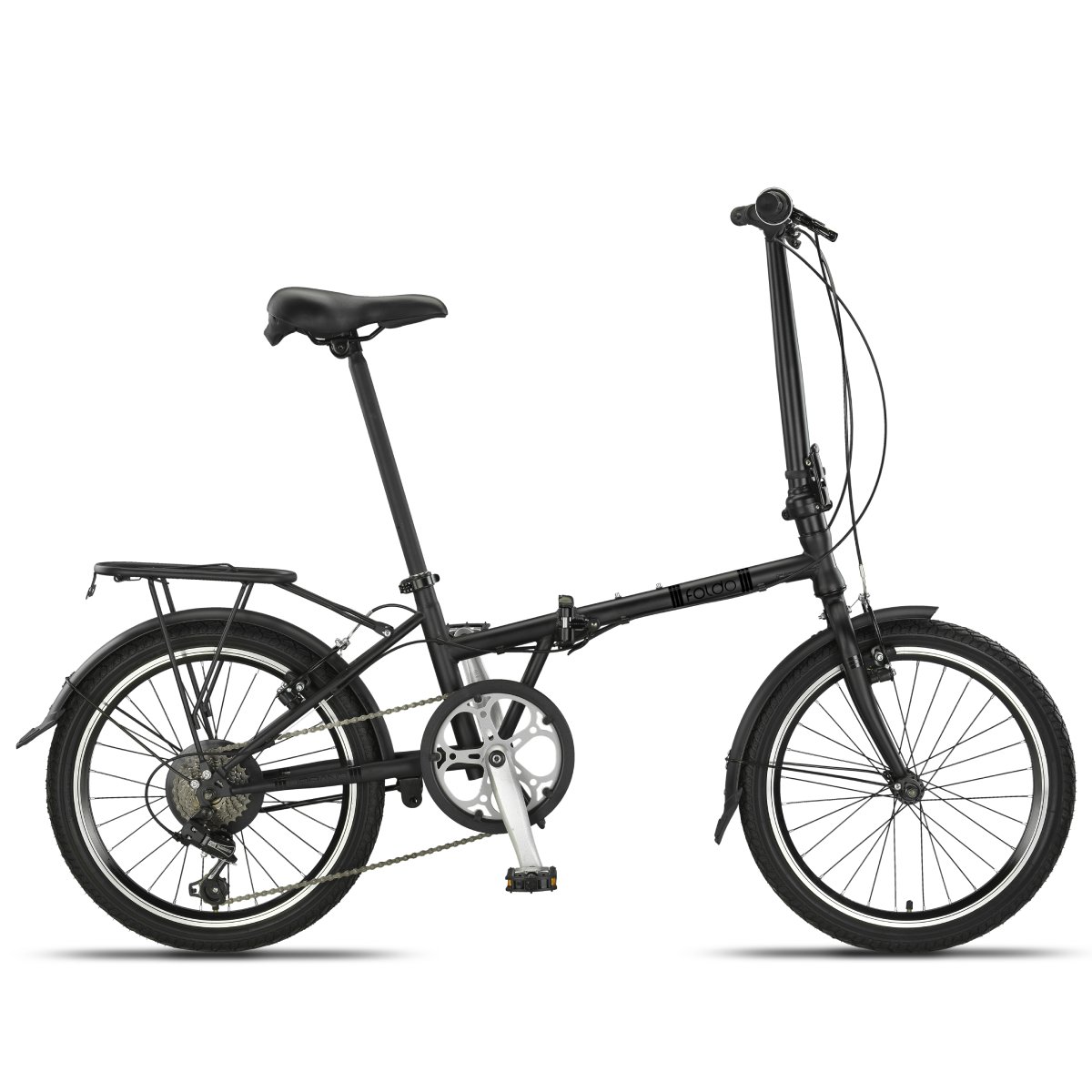 Sulankstomas dviratis Foldo Urbano Ultra 20 (URB.2001), juodas