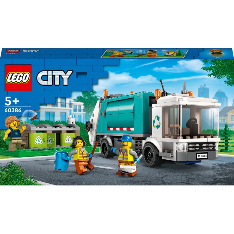Konstruktorius LEGO City Great Vehicles Recycling Truck 60386