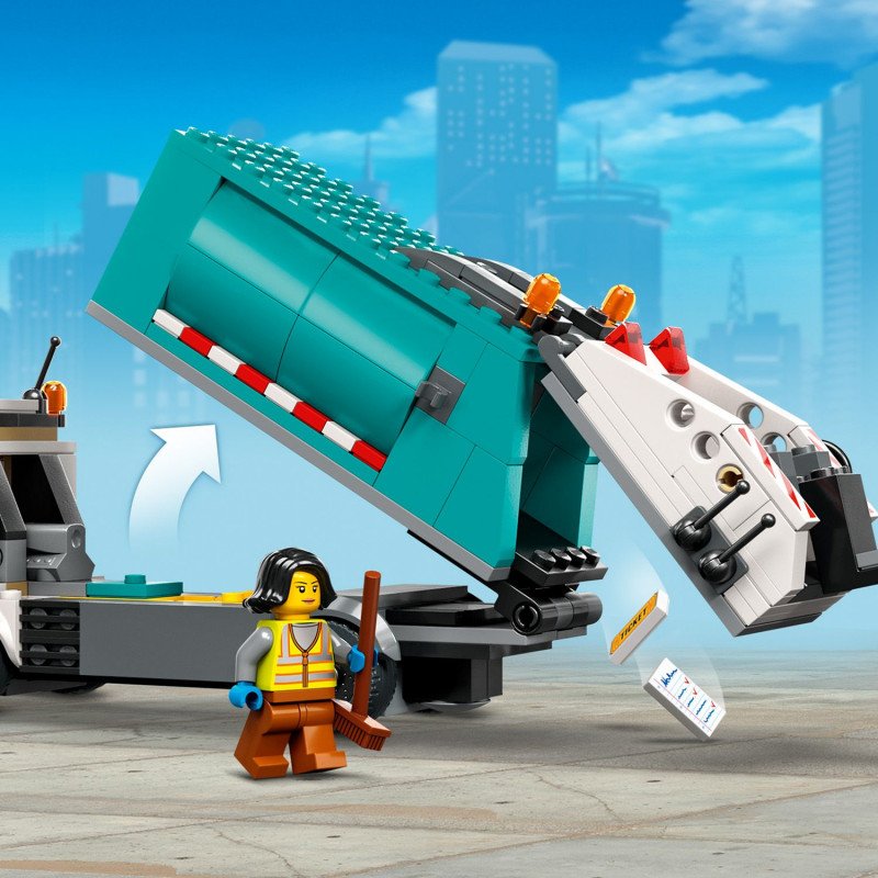 Konstruktorius LEGO City Great Vehicles Recycling Truck 60386 - 5