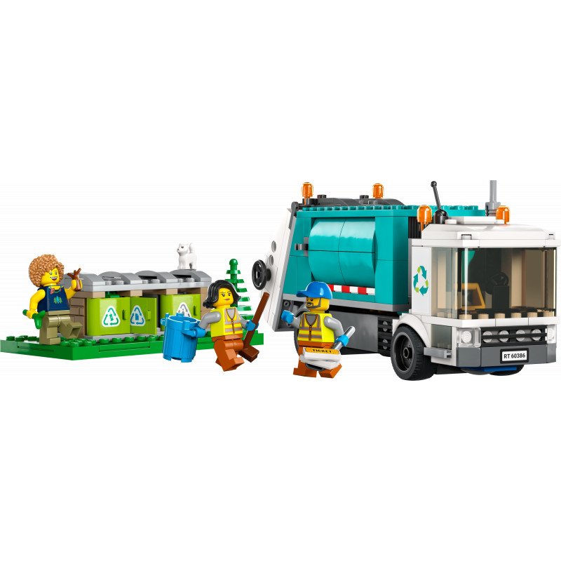 Konstruktorius LEGO City Great Vehicles Recycling Truck 60386 - 3