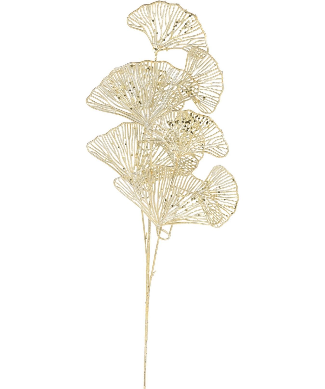 Dirbtinė šakelė GRINGO Leaf, auksinės sp., 20 cm