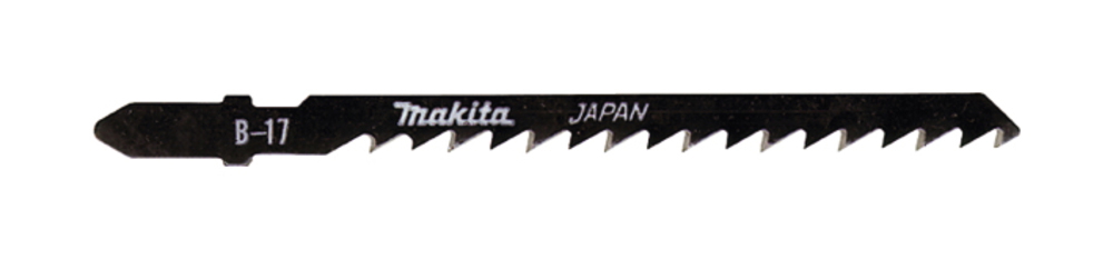 Siaurapjūklio pjūkleliai MAKITA B-17, 71/100 mm, T101AO, HCS, medienai, laminatui, 5 vnt.-0