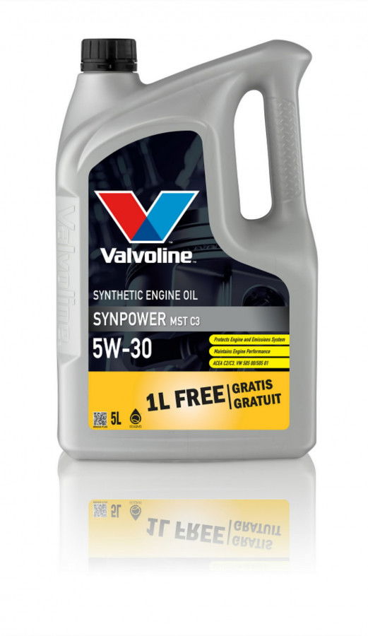 Alyva varikliui Valvoline SYNPOWER MST C3 5W30 4+1L