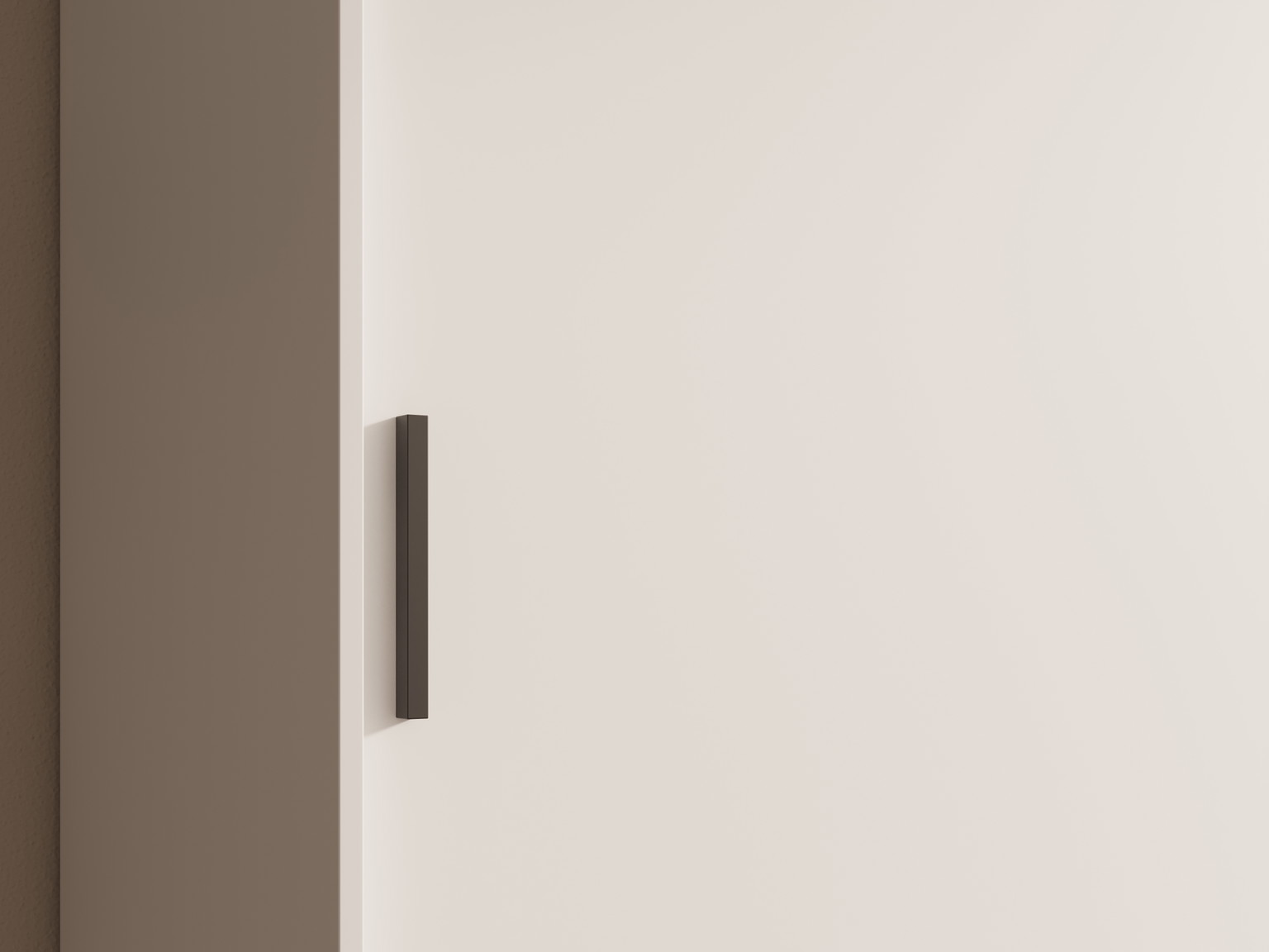 Spinta ADRK Hailey, balta sp., 120 cm x 60 cm x 205 cm, su veidrodžiu - 4