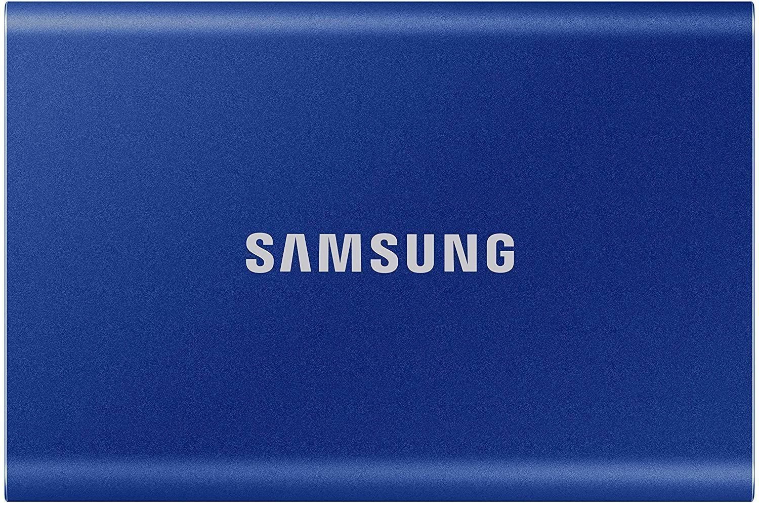 Kietasis diskas Samsung T7, SSD, 1 TB, mėlyna - 1