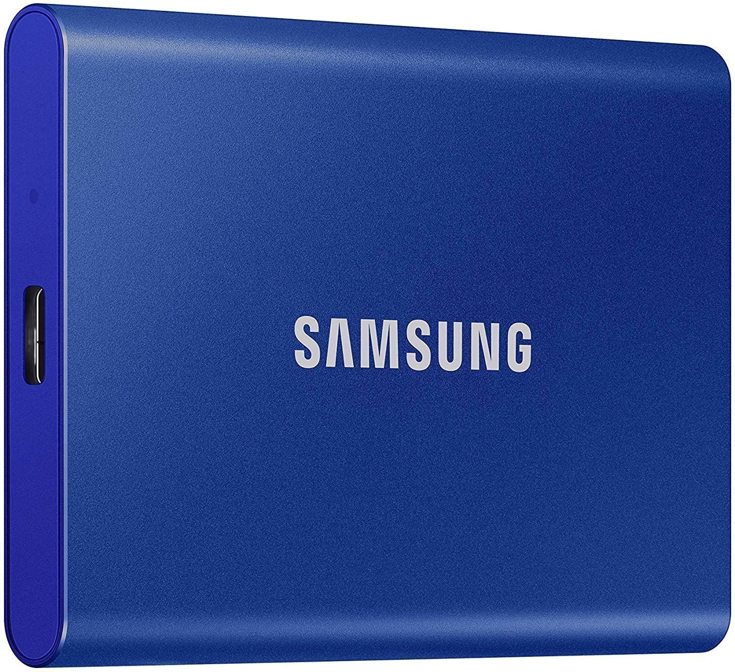 Kietasis diskas Samsung T7, SSD, 1 TB, mėlyna - 3