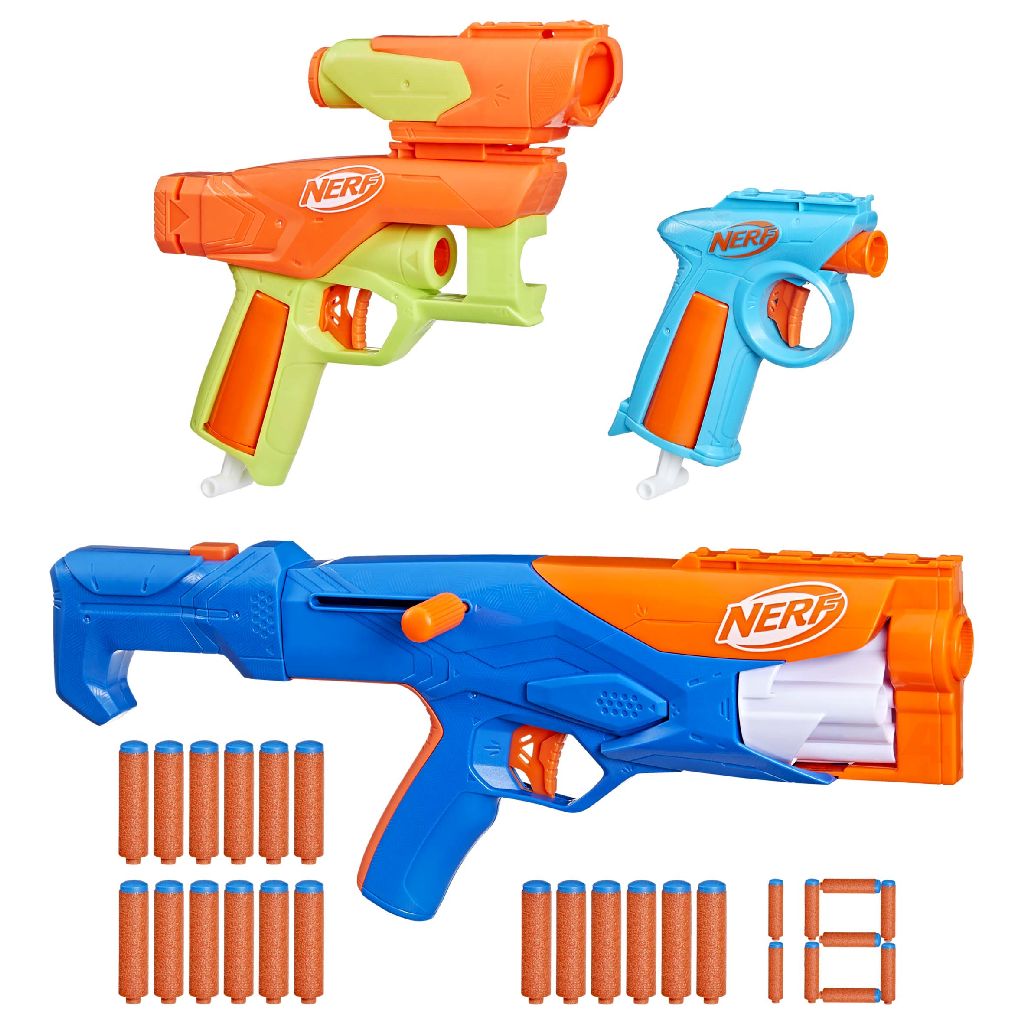 Žaislinio šautuvo rinkinys NERF N SERIES GEAR UP PACK-1