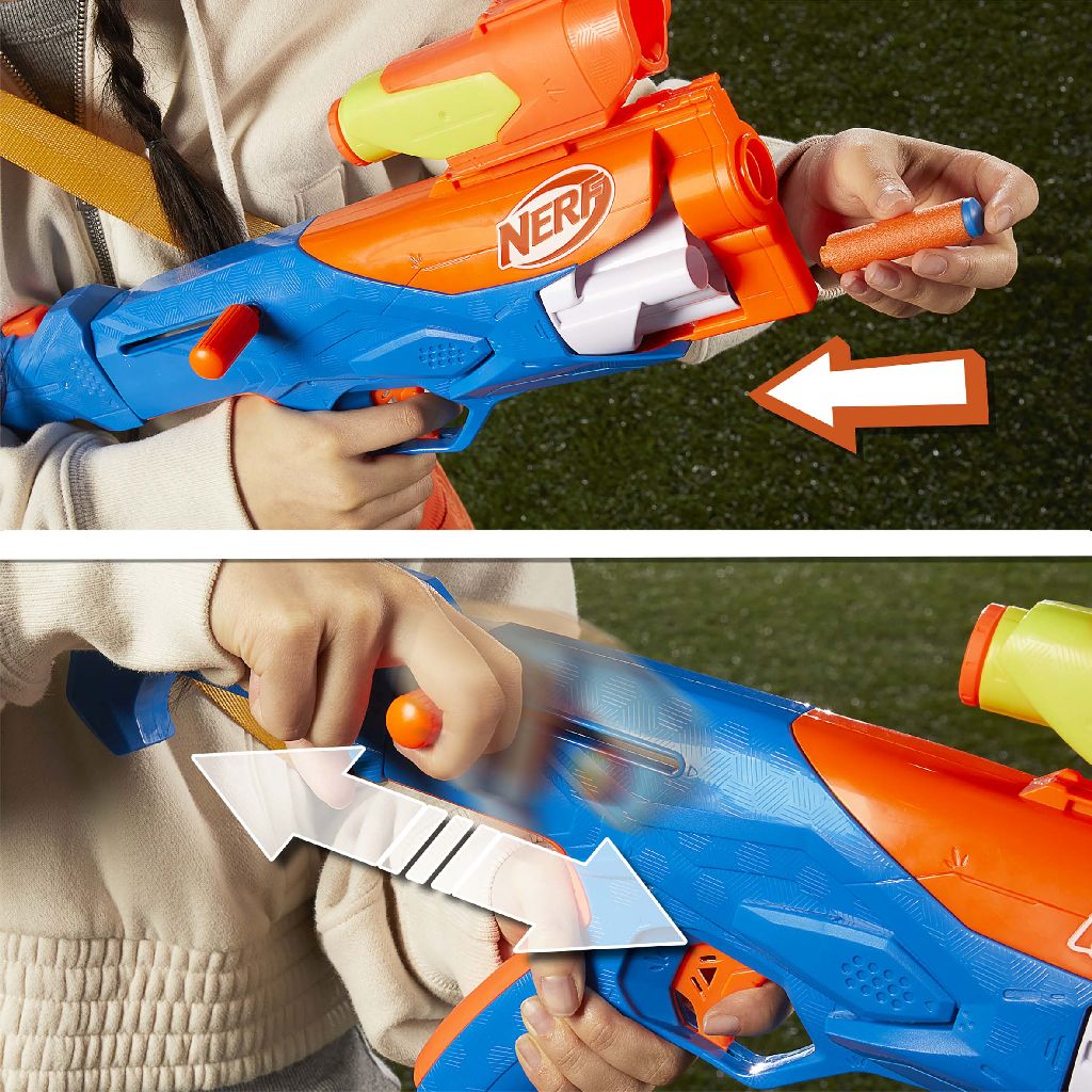 Žaislinio šautuvo rinkinys NERF N SERIES GEAR UP PACK - 4