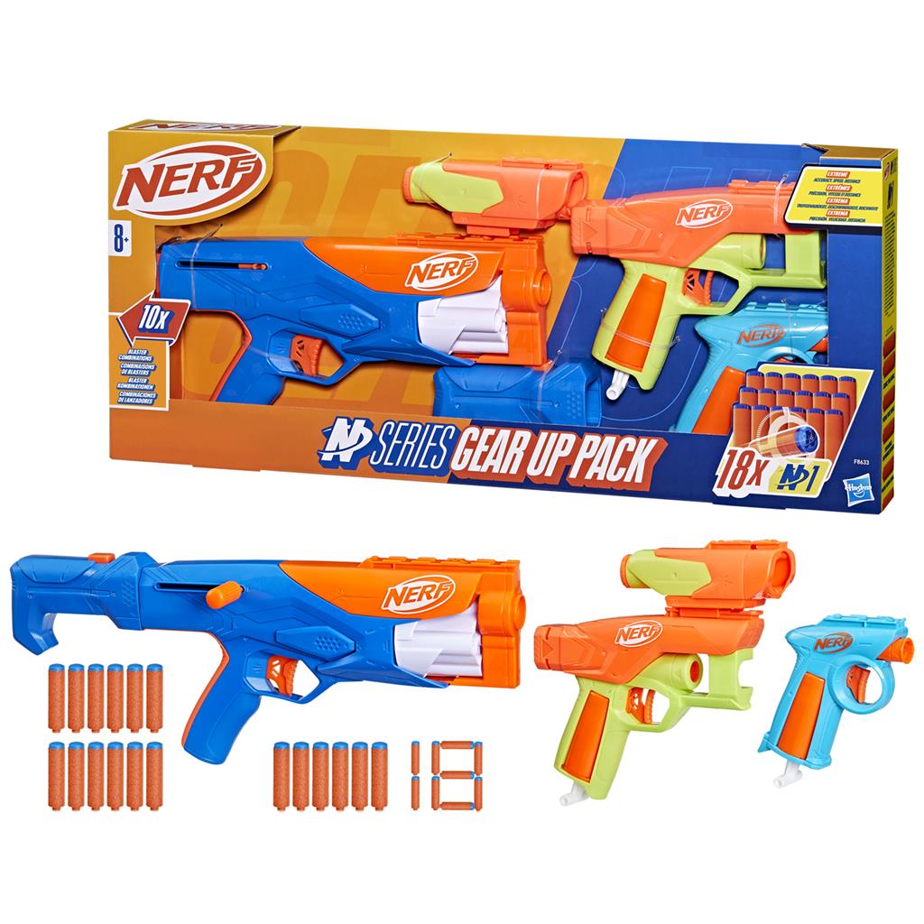 Žaislinio šautuvo rinkinys NERF N SERIES GEAR UP PACK-0