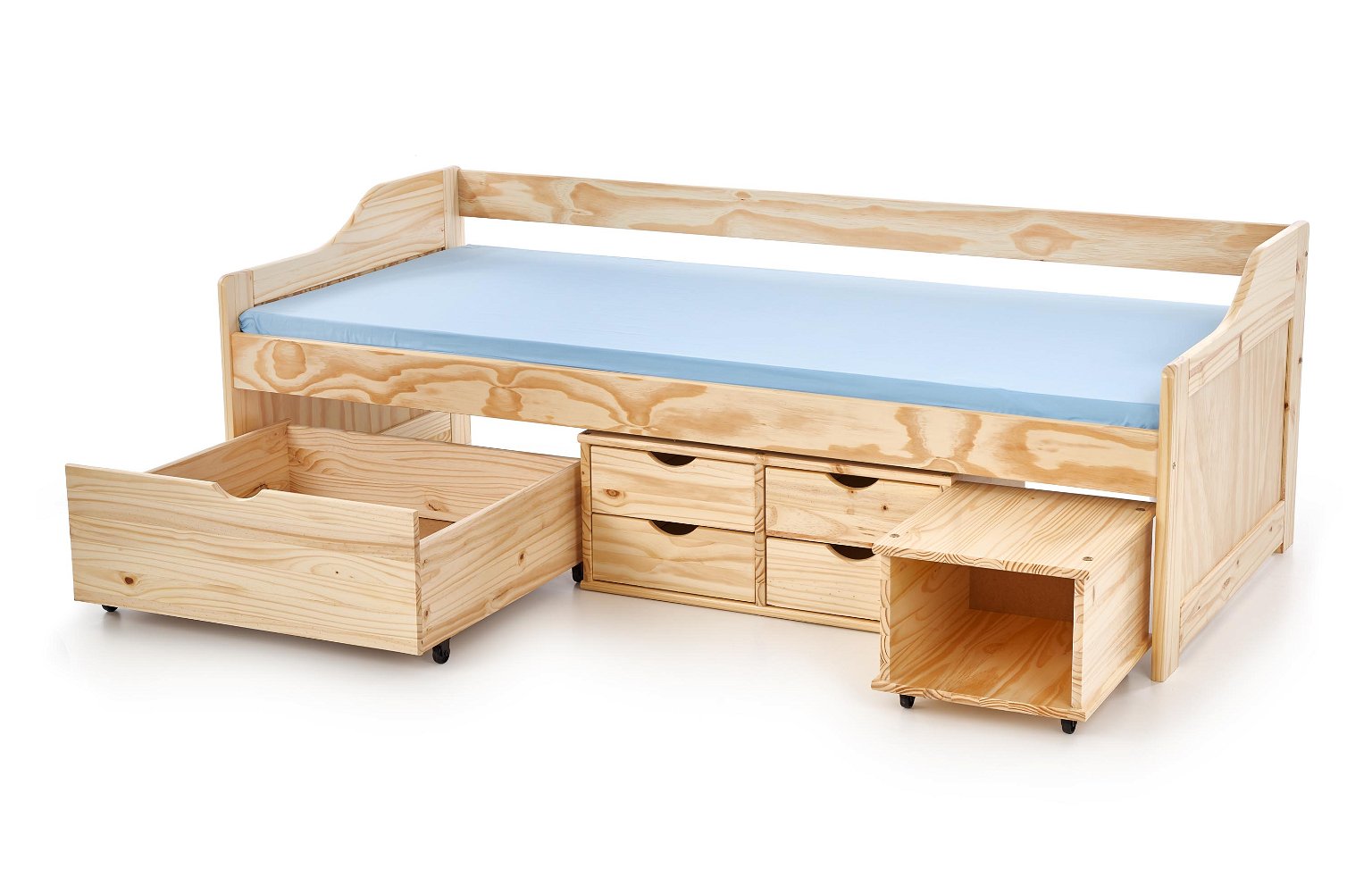 Vaikiška lova su stalčiais MAXIMA, 204x97x67 cm - 3