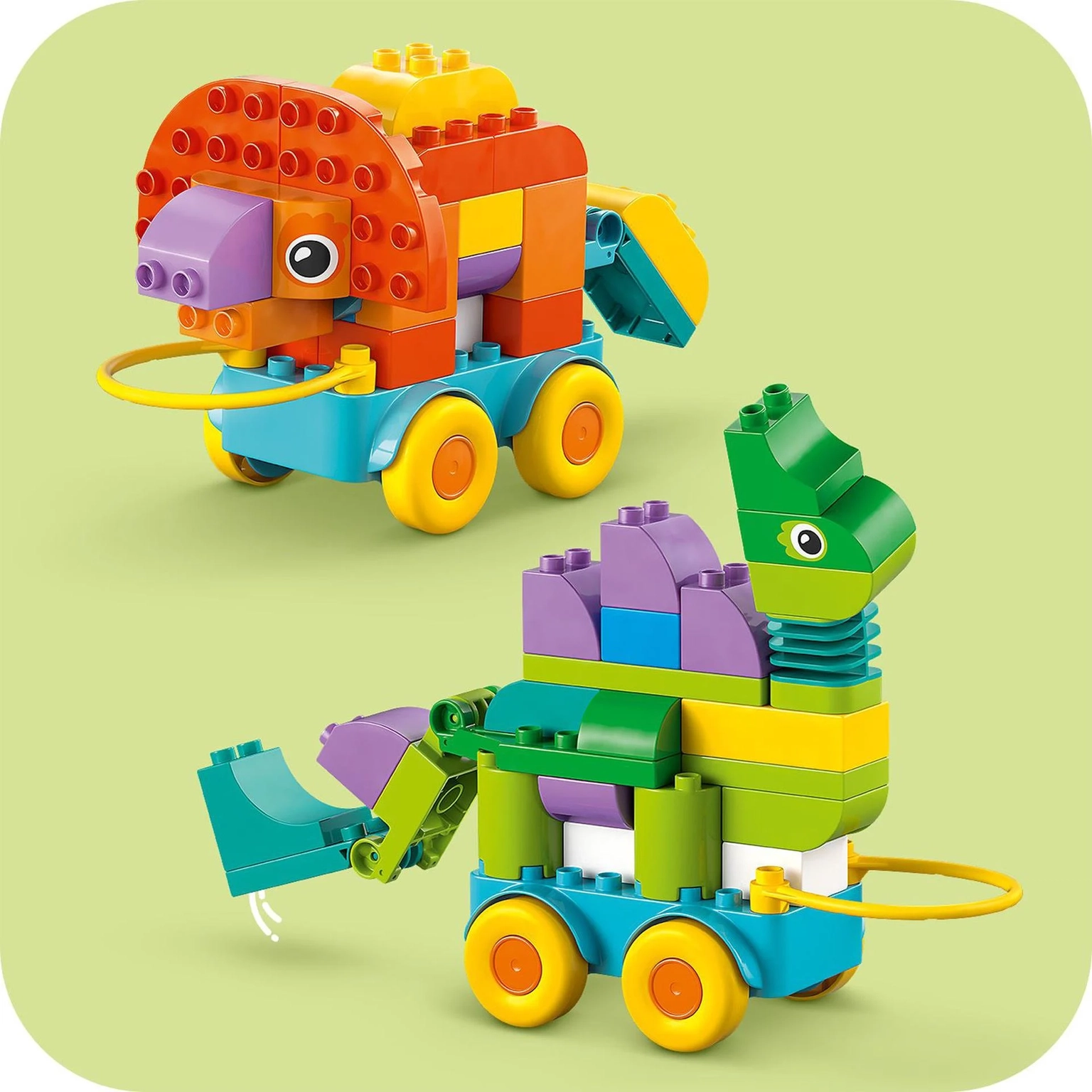 Konstruktorius LEGO DUPLO Town 3in1 Dinosaurs on Wheels - 6