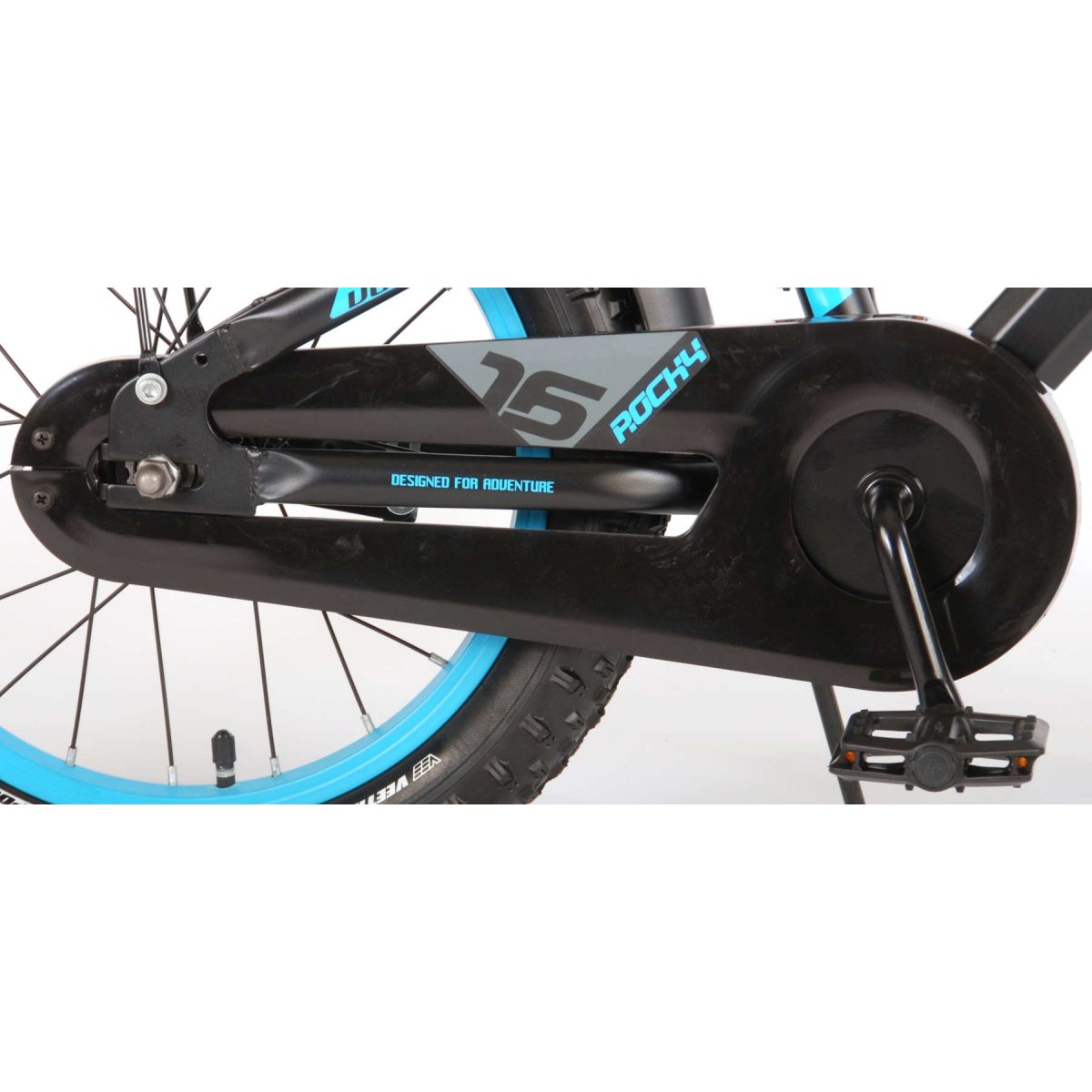 Vaikiškas dviratis VOLARE 16" Rocky (21672) juodas/mėlynas - 4