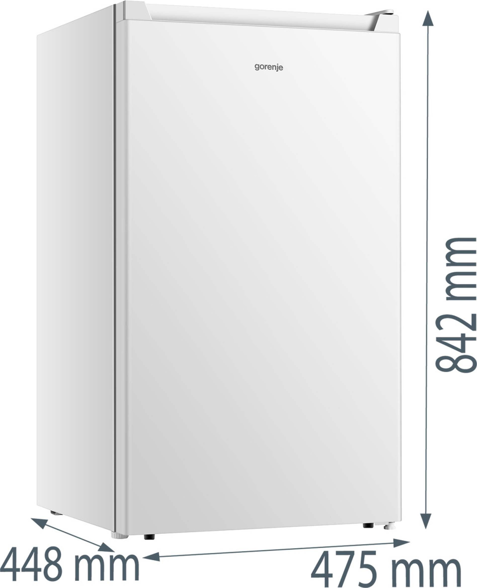 Šaldytuvas šaldiklis viršuje Gorenje G200 RB39EPW4 - 3