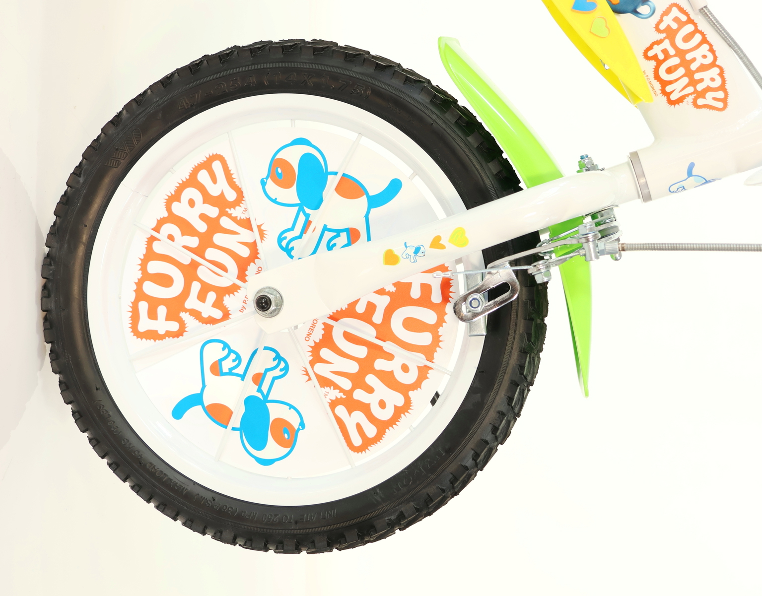 Vaikiškas dviratis Dino Bikes Furry Fun, 16'' - 5