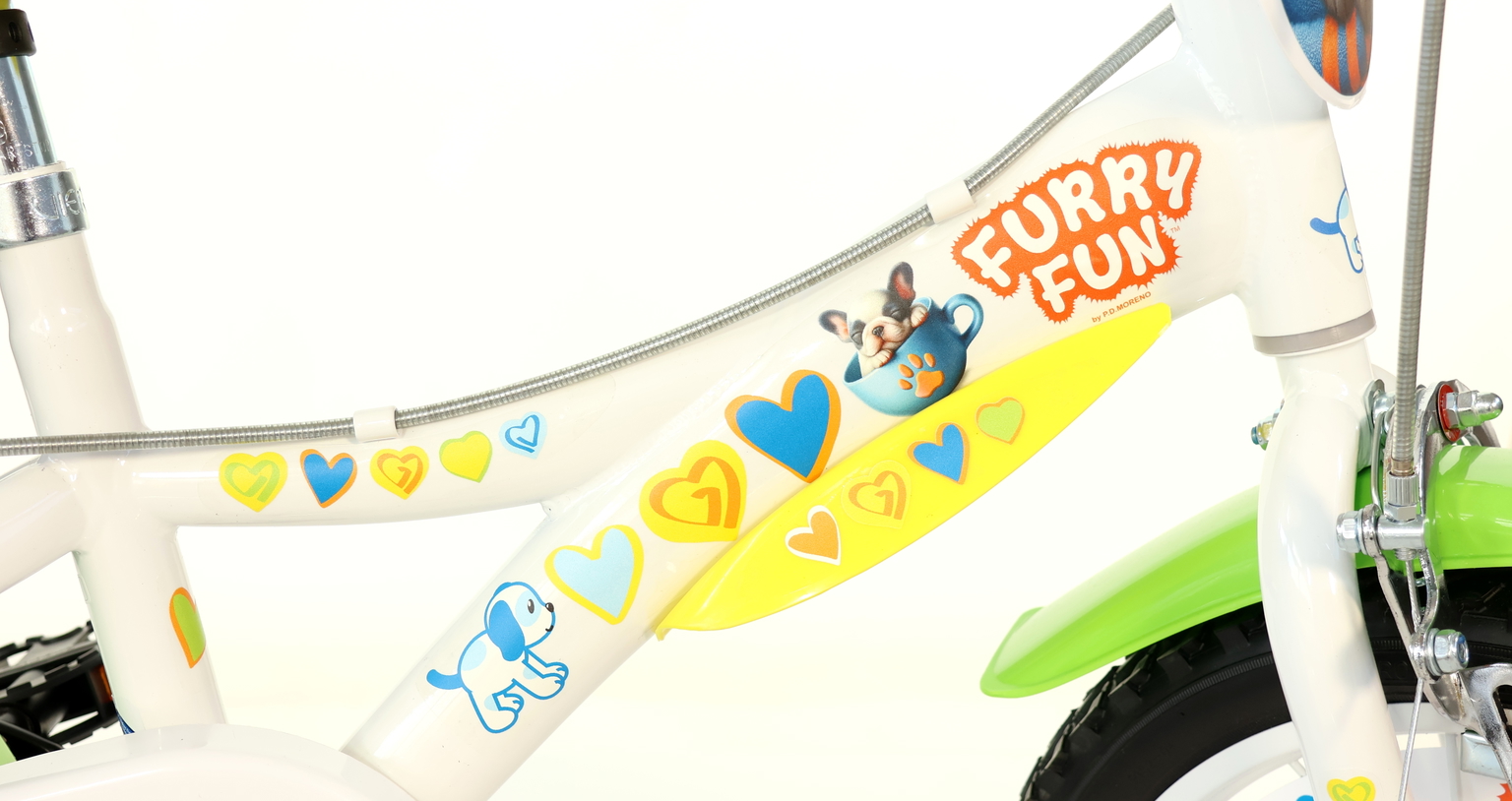 Vaikiškas dviratis Dino Bikes Furry Fun, 16'' - 4