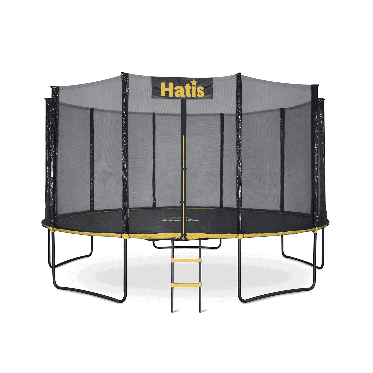 Batutas HATIS 4,25 m. su apsauginiu tinklu ir laipteliais-0