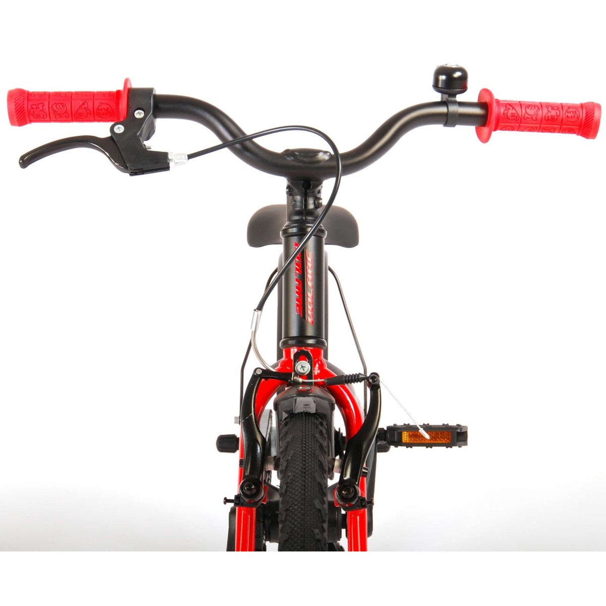 Vaikiškas dviratis VOLARE 16" Blaster (21670) juodas/raudonas - 7