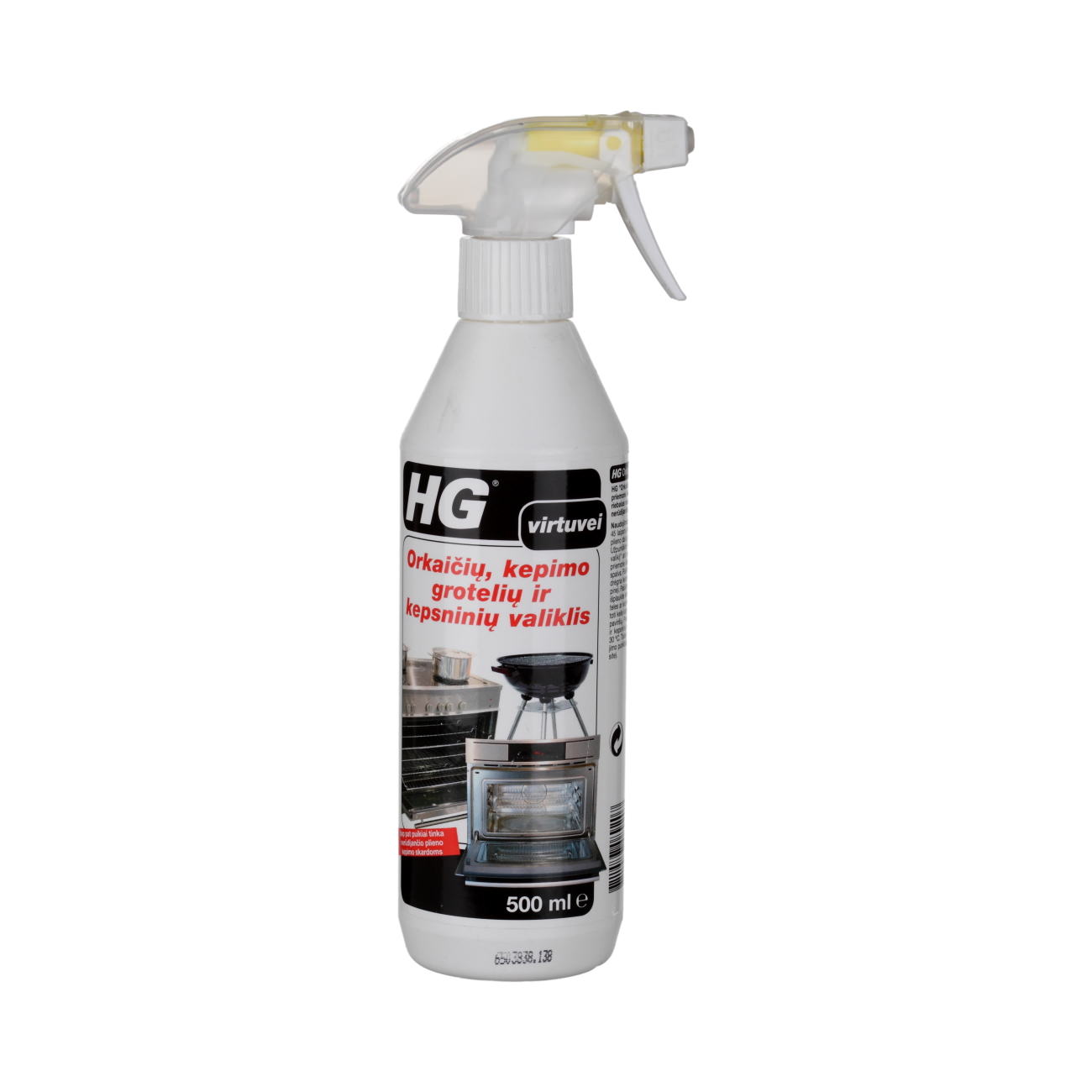 Orkaitės, grotelių ir kepsninės valiklis HG, 500 ml-0