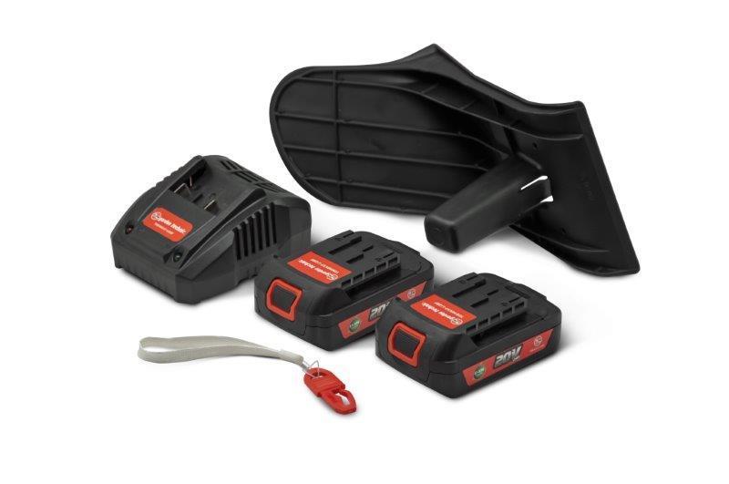 Akumuliatorinė vejapjovė ELEM, 2 x 20 V, 2 x 2,0 Ah, 37 cm, 35 l-1