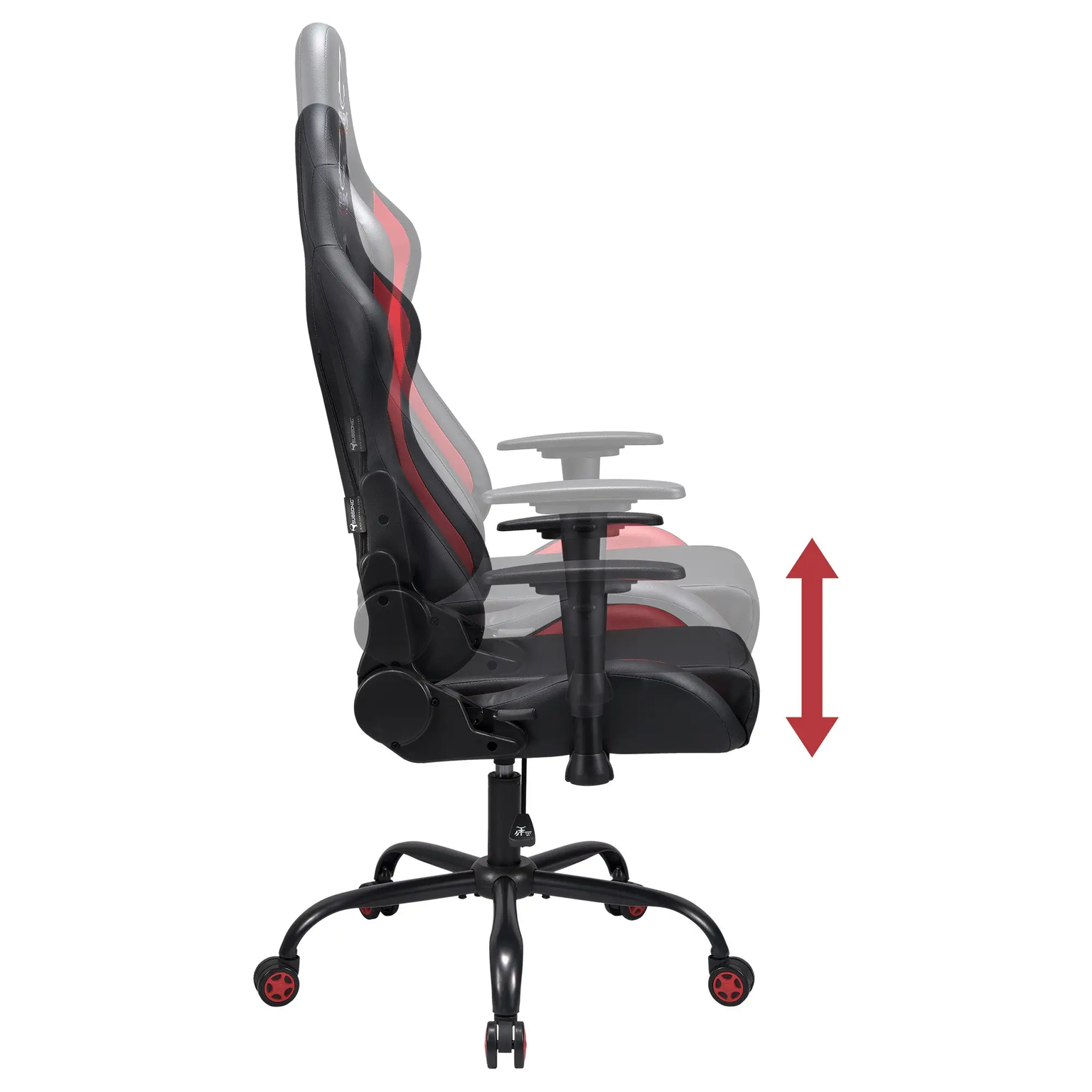 Žaidimų kėdė Subsonic Pro Assassins Creed, juoda - 6