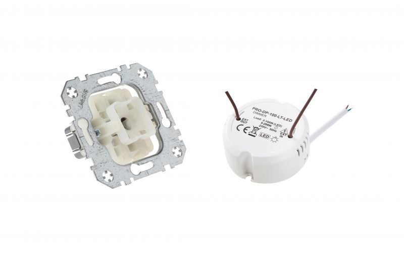 Impulsinis LED šviesos reguliatorius EPSILON, be rėmelio, baltos sp. - 3
