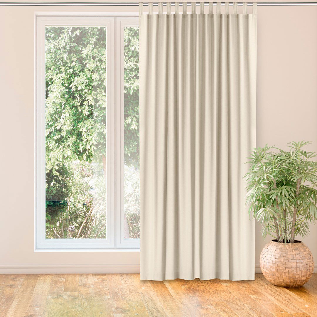 Naktinė užuolaida CARMENA  CREAM TAB, 150x225 cm - 2