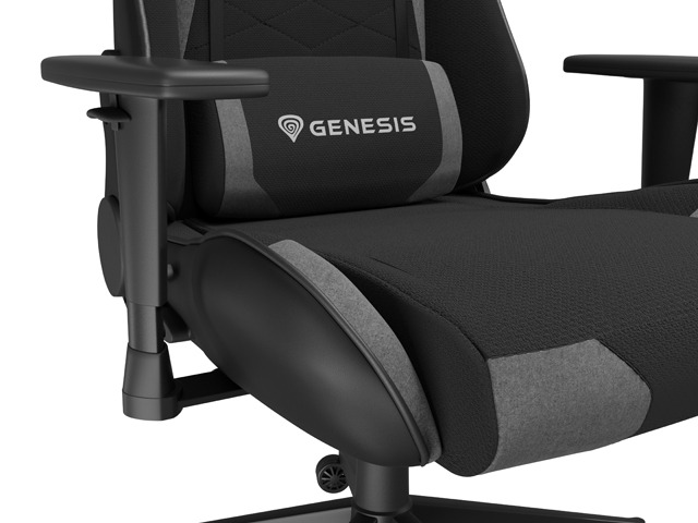 Žaidimų kėdė GENESIS Nitro 440 G2, juoda/pilka - 4