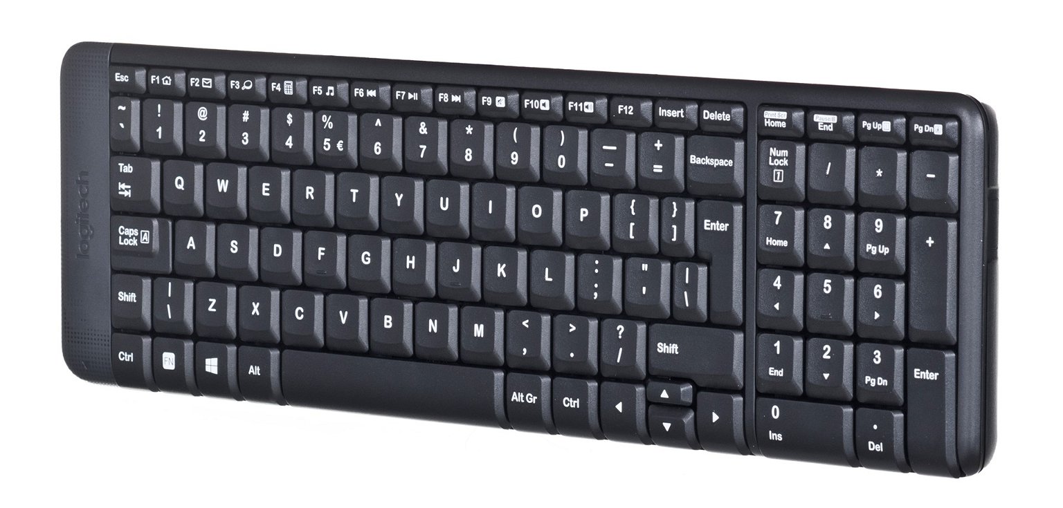 Klaviatūra Logitech MK220 INT EN, juoda, belaidė - 5