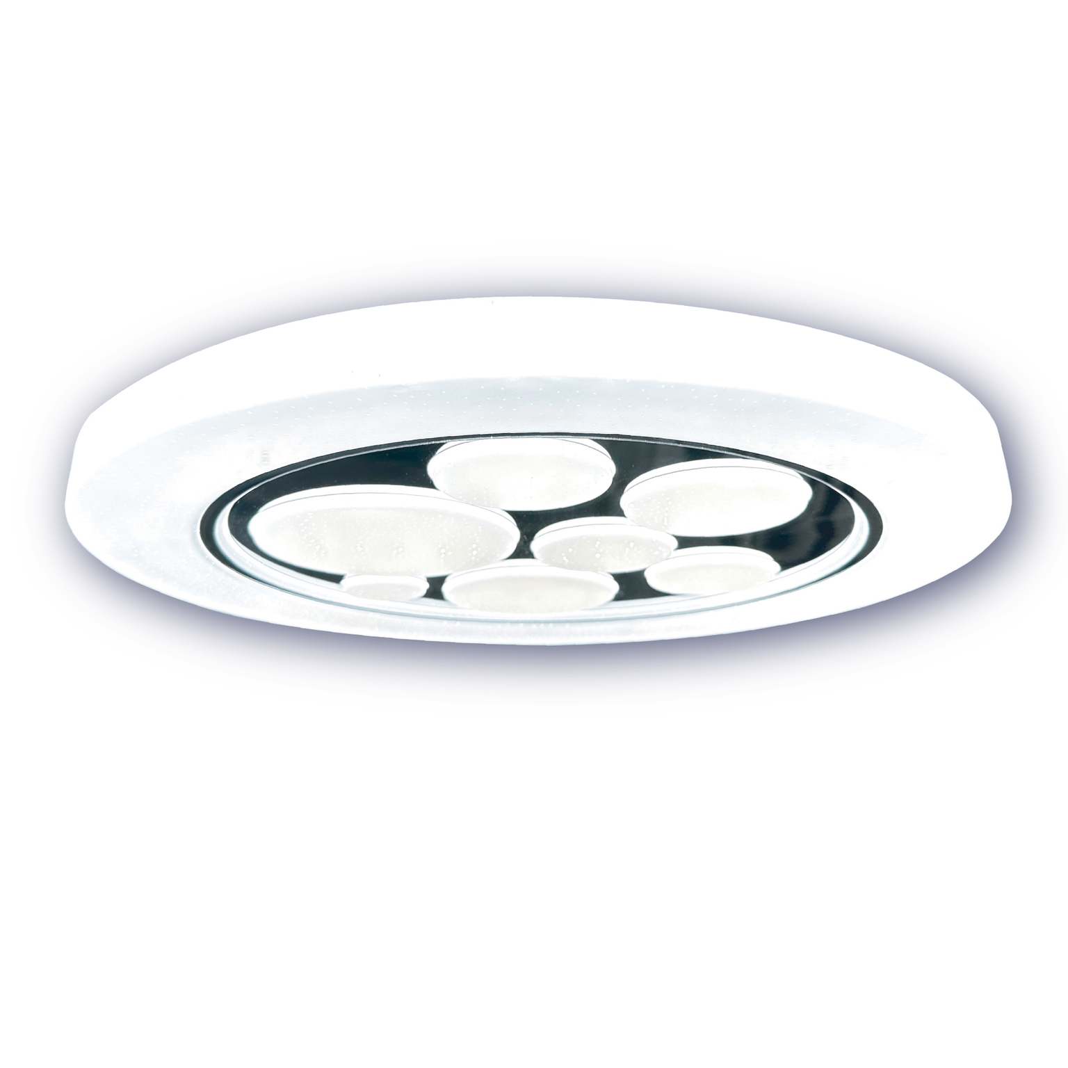Plafoninis LED šviestuvas SPECTOR LIGHT, IP44, 48W, 3000-6500K, 6050lm, Ø49 cm, su pultu-0