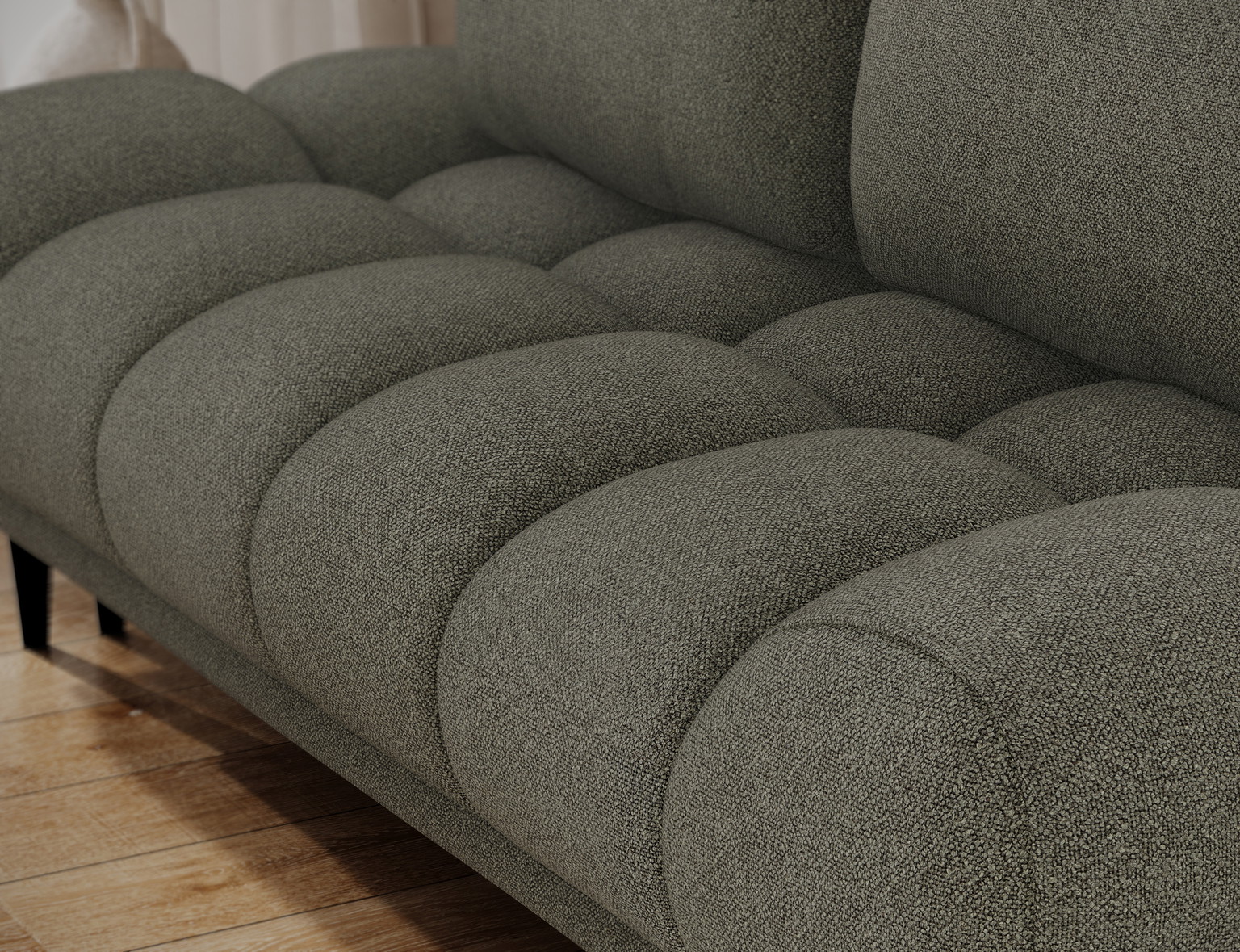 Sofa-lova Guavio Xillar 100, žalia sp., 91 x 210 cm x 97 cm - 8