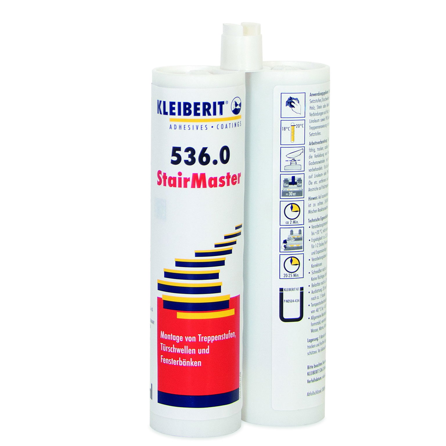 Klijai laiptų pakopoms KLEIBERIT 536.0, 250 g