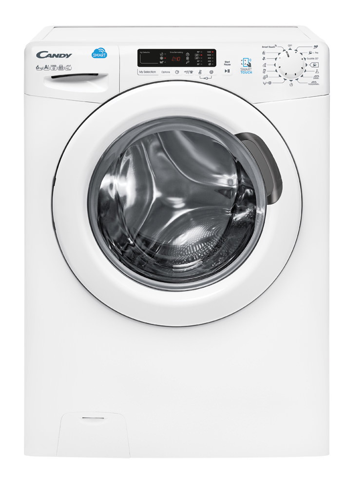 Skalbyklė CANDY CS41262DE/1-S / CS41262DE/2-S, 6 kg-0