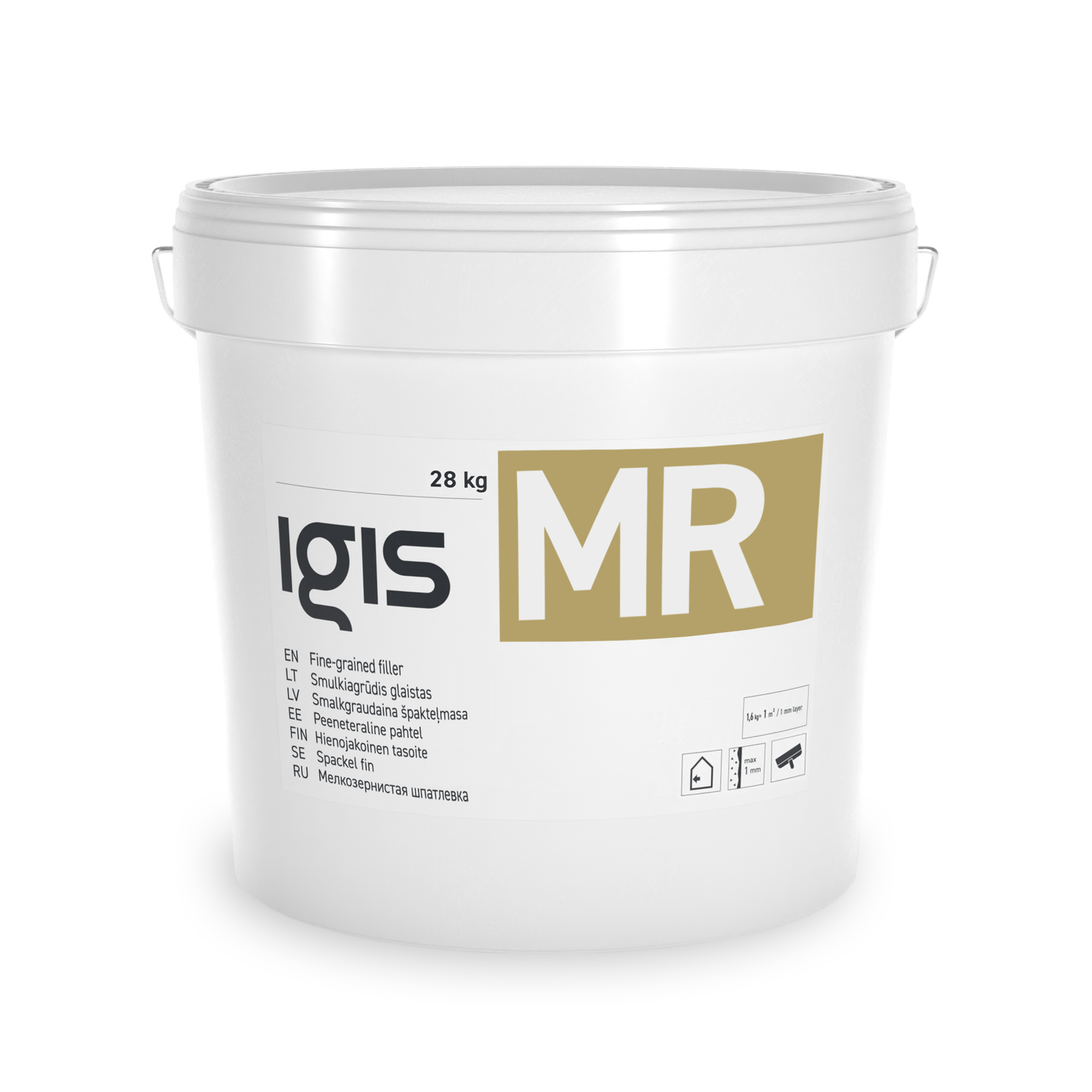 Smulkiagrūdis glaistas IGIS.MR, 28 kg-0
