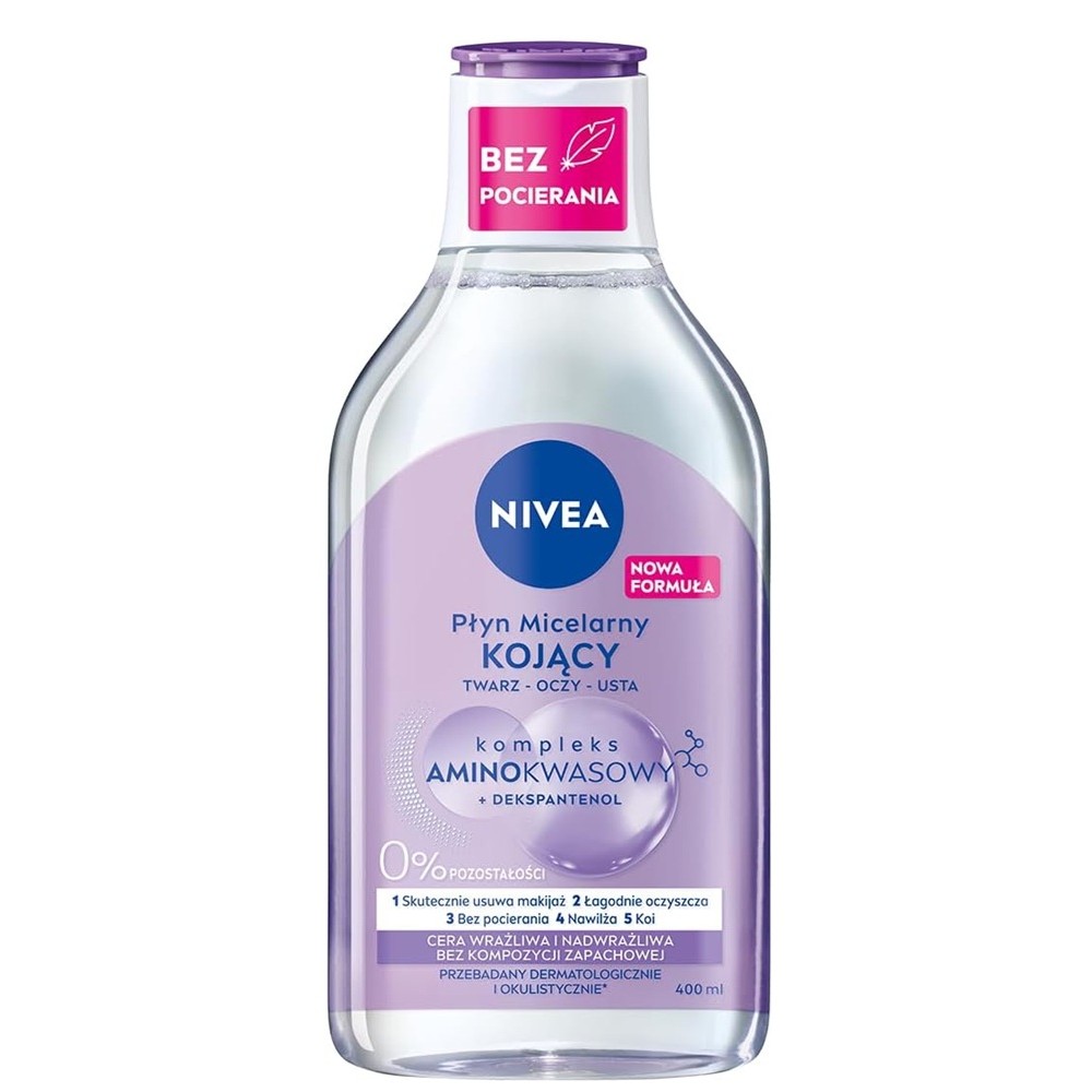 Raminamasis micelinis vanduo jautriai odai Nivea MicellAir, 400 ml