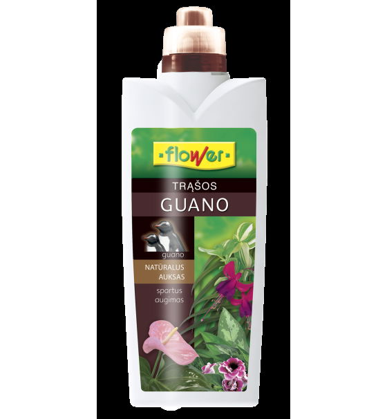 Skystos trąšos FLOWER GUANO, 1 L