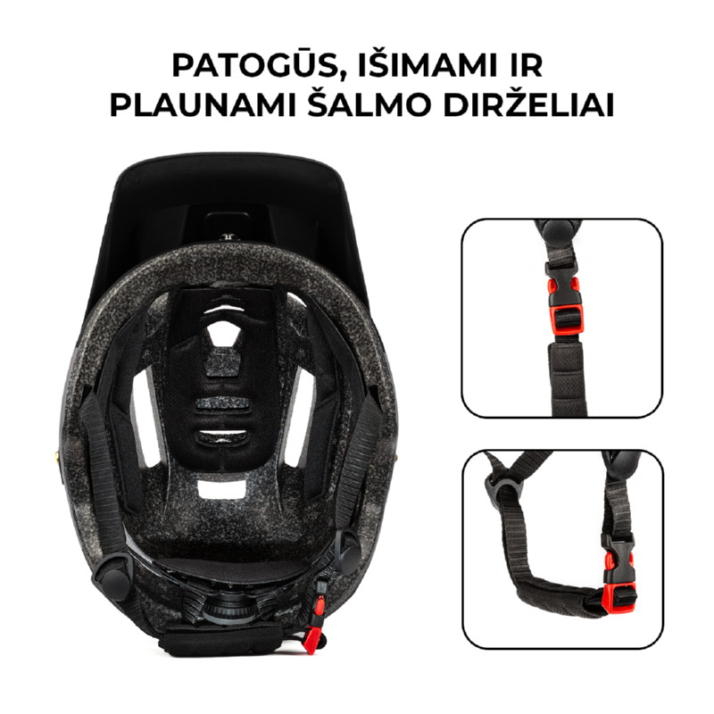Šalmas Beaster BS828S, L dydis - 8