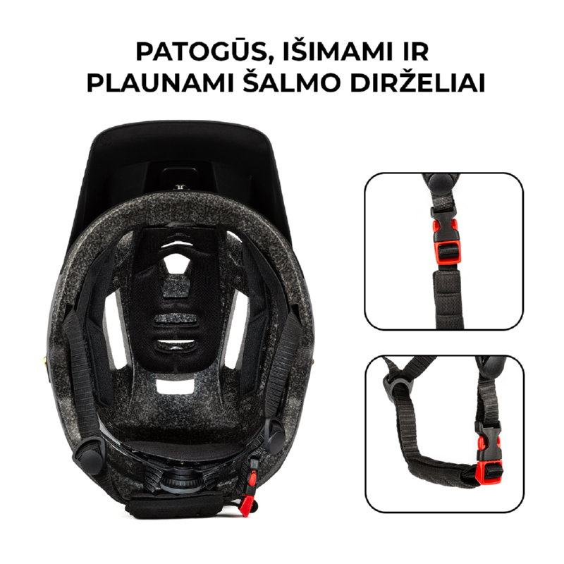 Šalmas Beaster BS828S, L dydis - 8