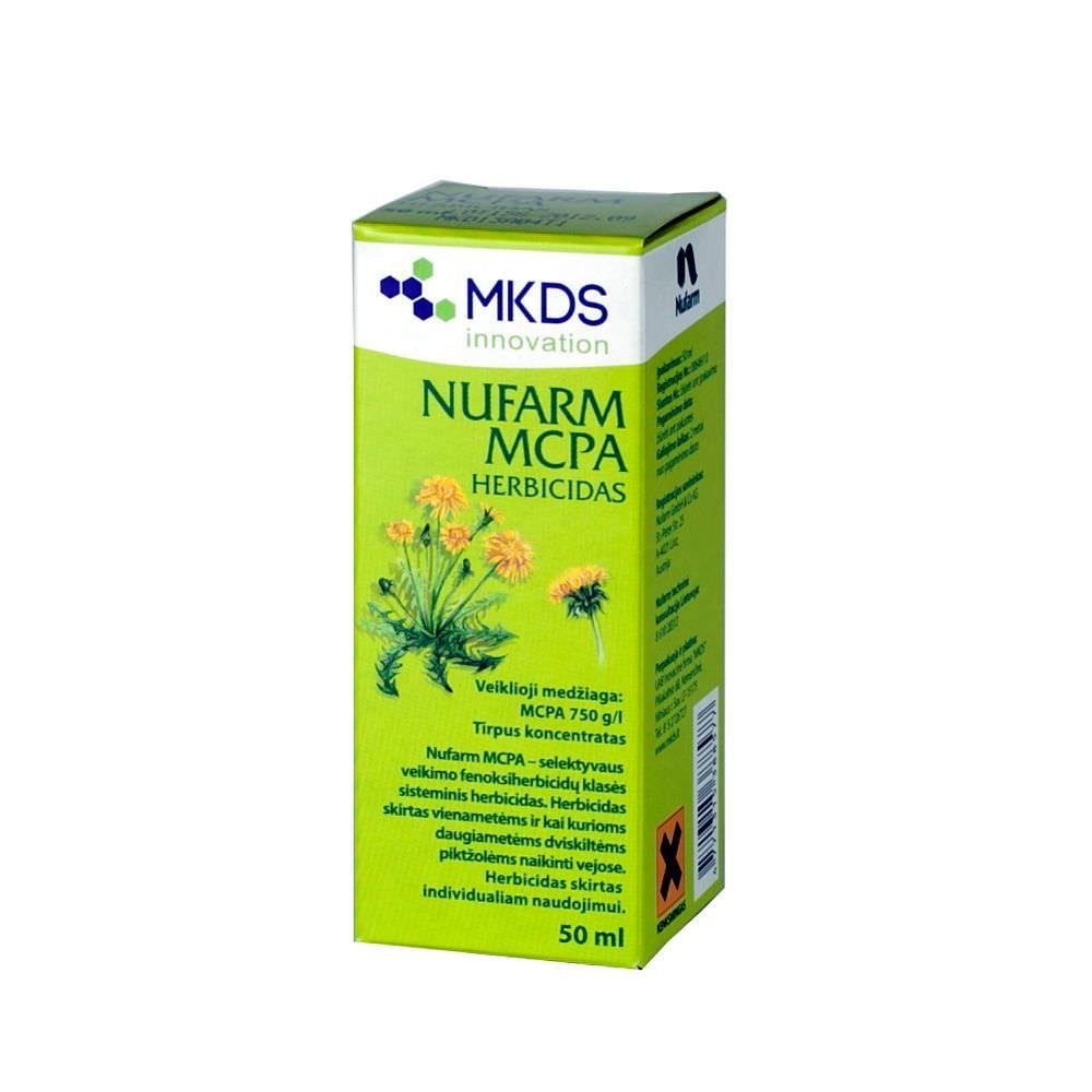 Herbicidas NUFARM MCPA, 50 ml