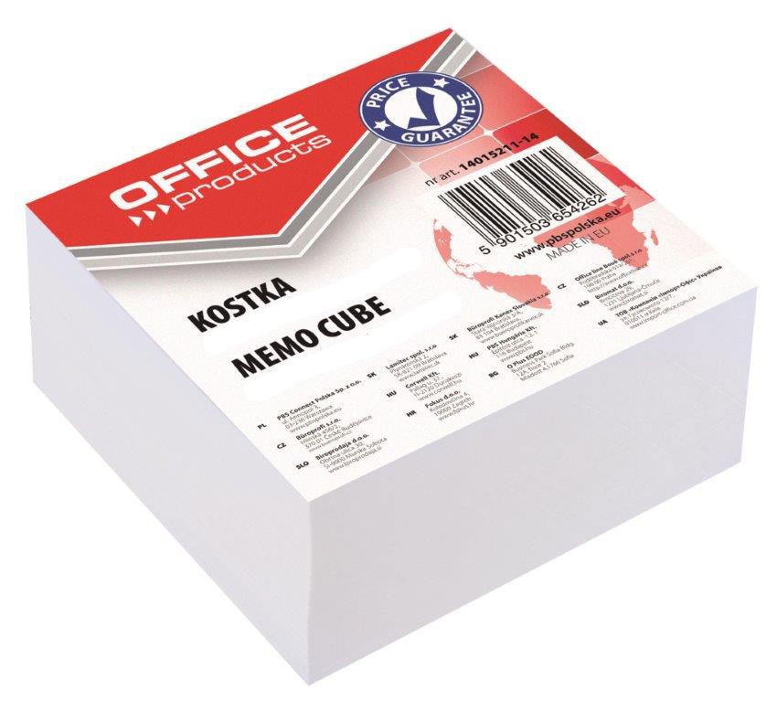 Baltas kubas OFFICEproducts, klijuotas-0
