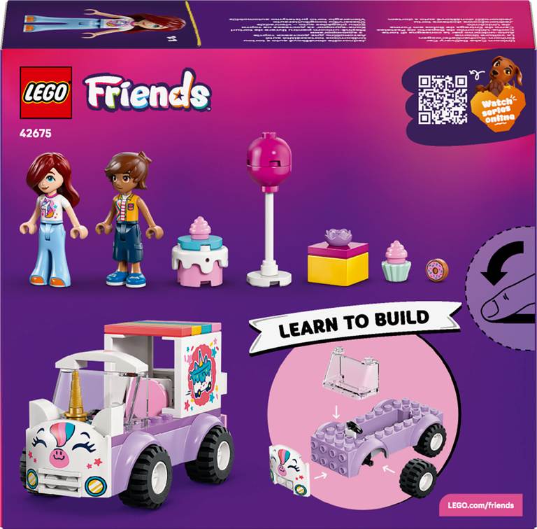 Konstruktorius LEGO Friends Unicorn Cake Delivery Car - 2