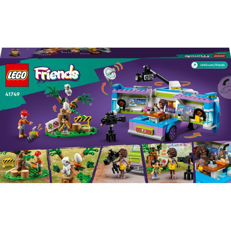 Konstruktorius LEGO Friends Newsroom Van 41749 - 2